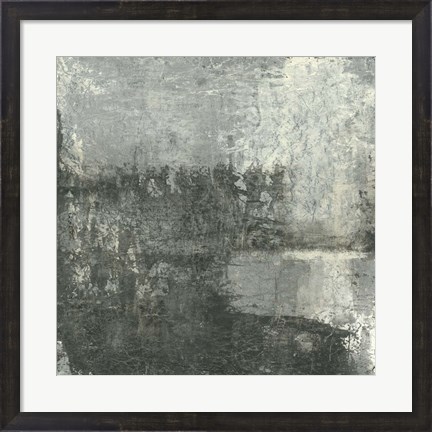 Framed Gray Abstract III Print