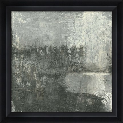 Framed Gray Abstract III Print