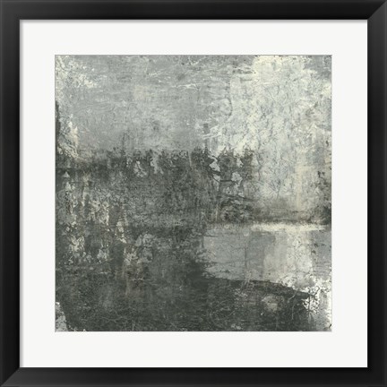 Framed Gray Abstract III Print