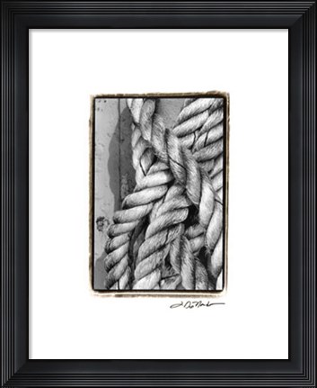 Framed Tied Up I Print