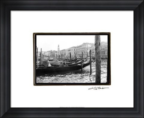 Framed Waterways of Venice IX Print