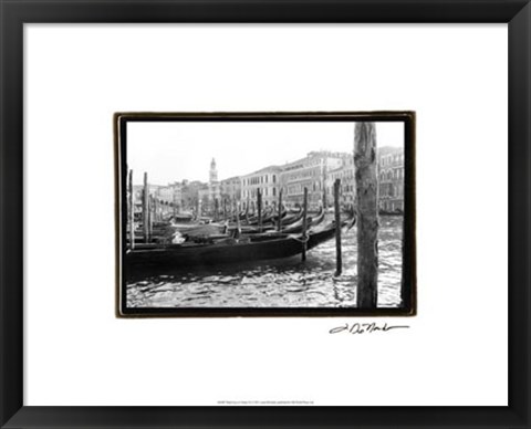 Framed Waterways of Venice IX Print