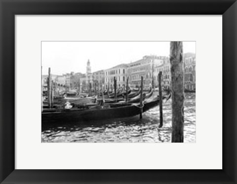 Framed Waterways of Venice IX Print