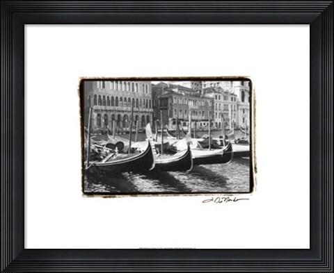 Framed Waterways of Venice X Print