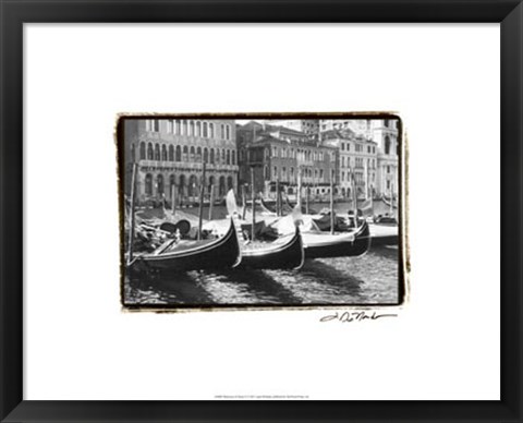 Framed Waterways of Venice X Print