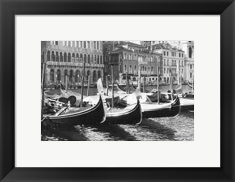 Framed Waterways of Venice X Print