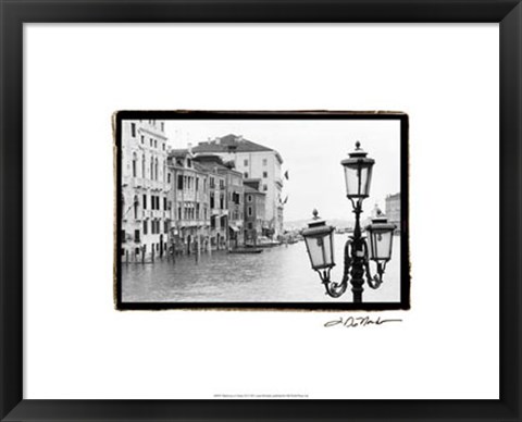 Framed Waterways of Venice XI Print