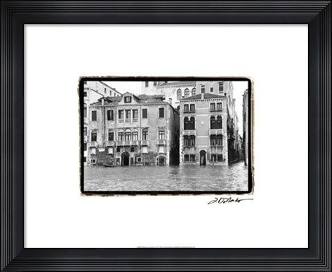 Framed Waterways of Venice XVI Print