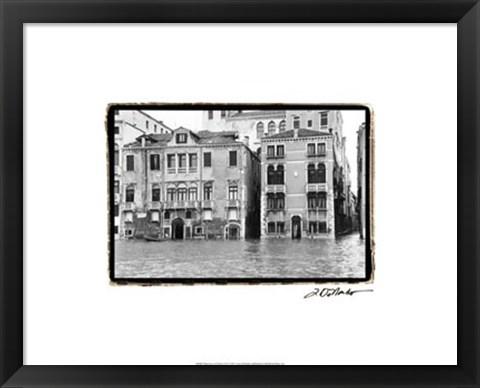 Framed Waterways of Venice XVI Print