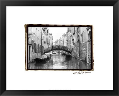 Framed Waterways of Venice XVII Print