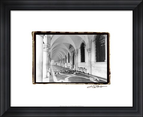 Framed Archways of Venice I Print