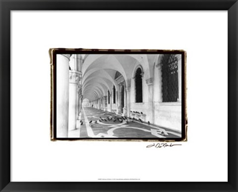 Framed Archways of Venice I Print