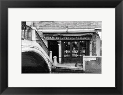 Framed Venetian Stroll I Print