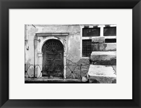 Framed Venetian Stroll II Print