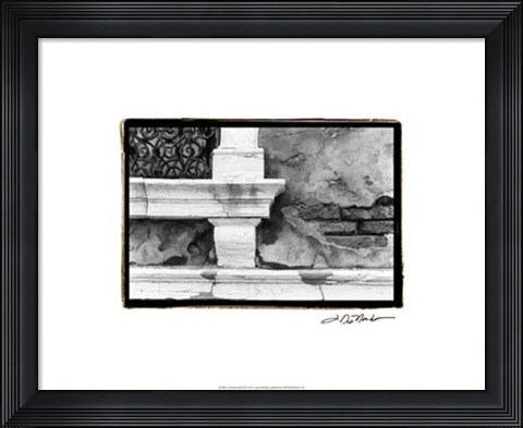 Framed Venetian Stroll III Print