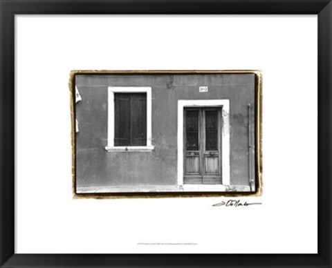 Framed Doors of Venice VIII Print