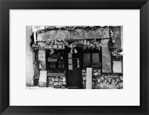 Framed Cafe Charm, Paris II Print