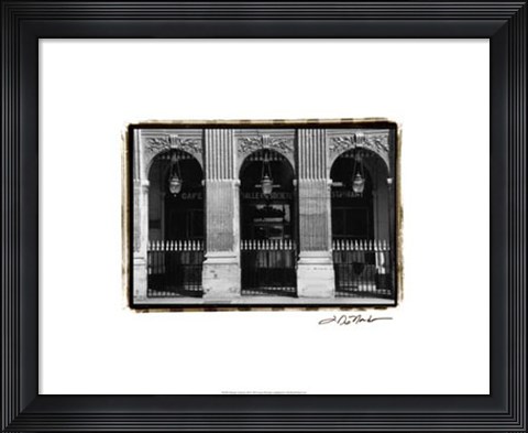 Framed Parisian Archways III Print