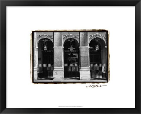 Framed Parisian Archways III Print