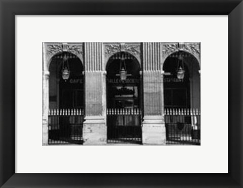 Framed Parisian Archways III Print