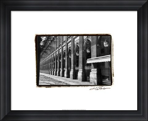 Framed Parisian Archways IV Print