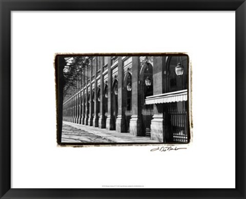 Framed Parisian Archways IV Print