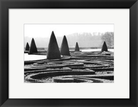 Framed Palace of Versailles Garden I Print
