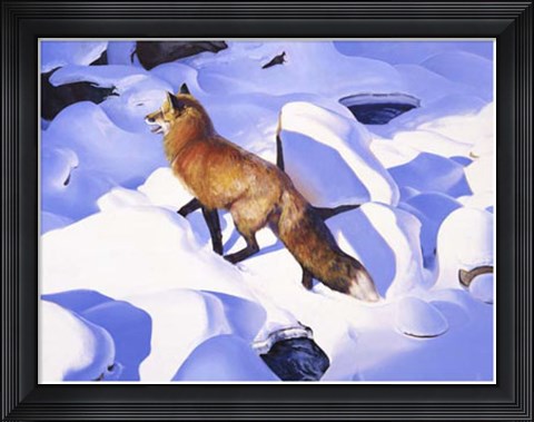 Framed Fire &amp; Ice Print