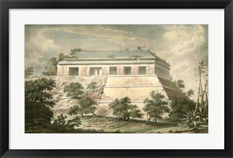 Framed Monuments of New Spain I Print