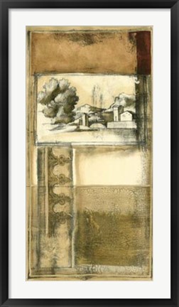 Framed Printed Nostalgia I Print