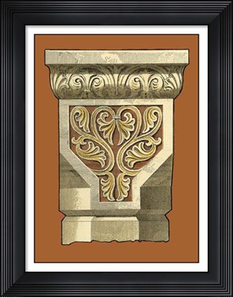 Framed Graphic Capital V Print
