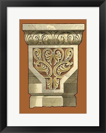 Framed Graphic Capital V Print