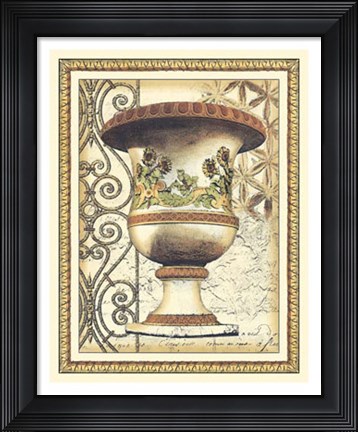 Framed Gardens of Versailles I Print
