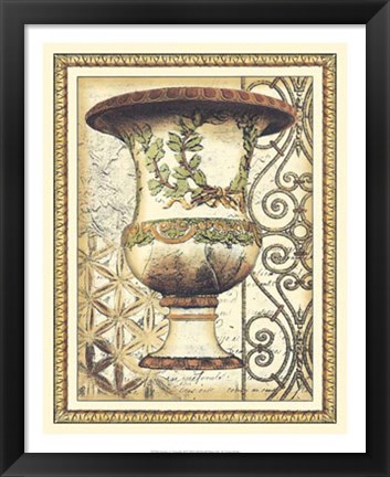 Framed Gardens of Versailles II Print