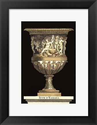 Framed Renaissance Vase II Print