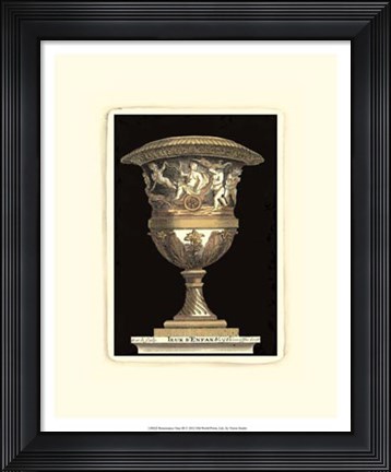Framed Renaissance Vase III Print
