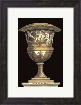 Framed Renaissance Vase III Print