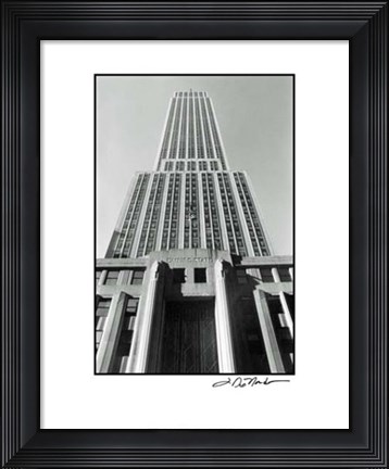 Framed Empire State Building I Print