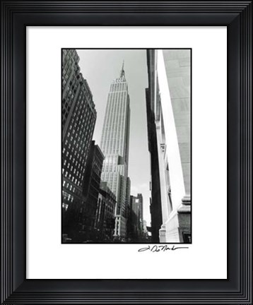 Framed Empire State Building II Print