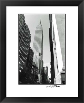 Framed Empire State Building II Print
