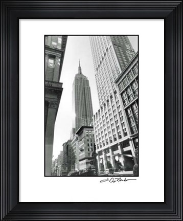 Framed Empire State Building III Print
