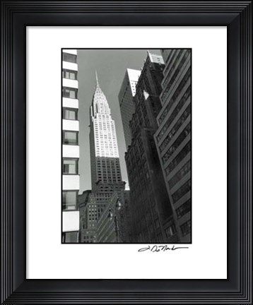 Framed Chrysler Building Print