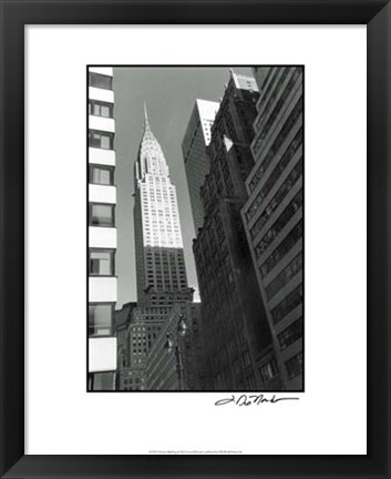 Framed Chrysler Building Print