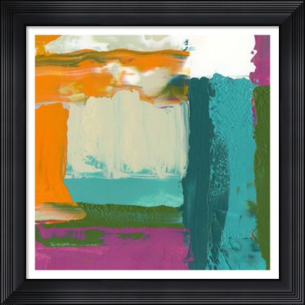 Framed Neon City II Print