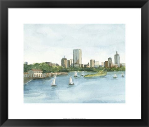 Framed Plein Air Cityscape II Print