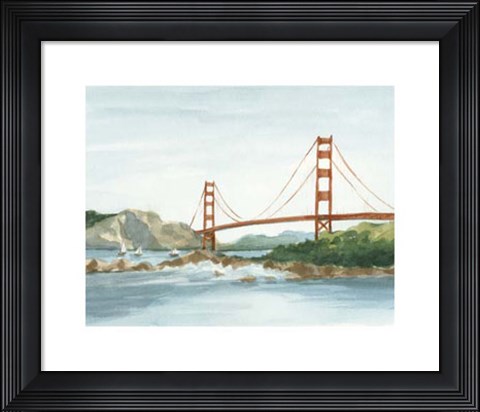 Framed Plein Air Cityscape III Print