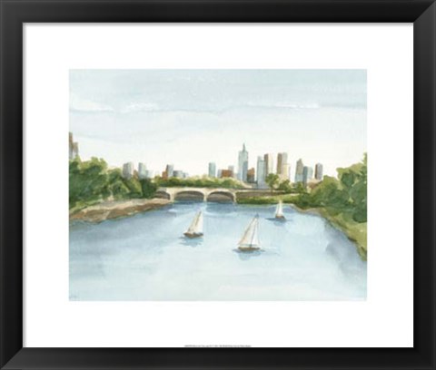 Framed Plein Air Cityscape IV Print