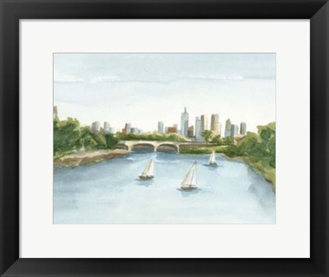 Framed Plein Air Cityscape IV Print