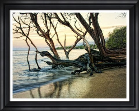 Framed Reaching for the Sea I Print