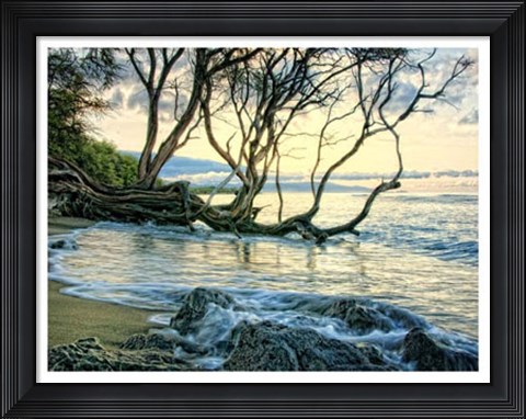 Framed Reaching for the Sea II Print